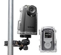 Brinno BCC300-C Timelapse Video Bundle - Cámara TLC300 1080P FHD y HDR, 118°FOV, Pantalla LCD IPS 1.44”, Carcasa IPX4, Abrazadera, Fácil de Usar en Obras de Construcción, Interiores y Exteriores