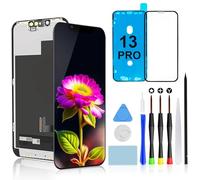 Brinonac Pantalla para iPhone 13 Pro, 6,1" Pantalla LCD Retina Full HD Pantalla Reemplazo Kit Táctil Digitalizador Ensamblaje Conjunto