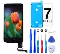 Brinonac Pantalla para iPhone 7 Plus, 5.5" Táctil LCD de Repuesto Ensamblaje de Marco Digitalizador con Herramienta de reparación y Protector de Pantalla (Negro)