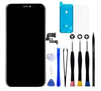Brinonac Pantalla para iPhone XS Display, 5,8" LCD Táctil 3D Pantalla, Juego de Ensamblaje de Digitalizador con Herramientas de Reparación, Adhesivo y Vidrio Templado