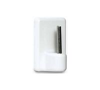 Brinox B50060B - Percha visillos, 1,7 x 2,4 x 1,1 cm, Color Blanco