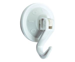 Brinox B50520B - Colgador articulado con Ventosa, 5,3 x 5,3 x 3,6 cm, Color Blanco