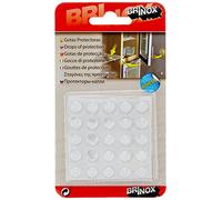 Brinox B70620H - Gotas Protectoras Adhesivas (Diámetro 9 mm x 2 mm) Color Transparente