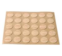 Brinox B77900H - Embellecedor cubre-tornillos adhesivo, color madera haya