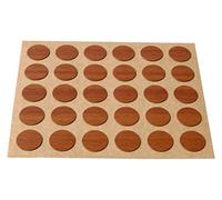 Brinox B77900O - Embellecedor cubre-tornillos adhesivo, color madera nogal