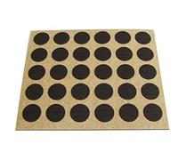 Brinox B77900W - Embellecedor cubre-tornillos adhesivo, color madera wengué