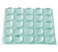 Brinox B78020H - Gotas protectoras adhesivas (Diámetro 9 mm x 5 mm) color transparente