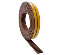 Brinox B82500M - Burlete puertas y ventanas tipo e, color marrón