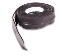 Brinox B82650N - Burlete de goma para puertas de garaje (2,5 m) color negro