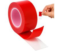 Brinox Cinta Doble Cara Extrafuerte, Cinta Adhesiva Doble Cara, Alta Resistencia Exterior e Interior, No Más Clavos, Cinta Adhesiva Doble Cara Multiusos, 19 mm Ancho y 1,5 metros de largo