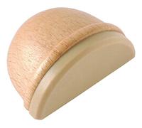 Brinox Tope Puerta Adhesivo Madera Haya | Goma Amortiguadora | Diseño Semiesférico Natural 48x37x25 mm