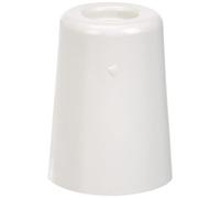 Brinox Tope Puerta Grande con Tornillo, Blanco, 5x3.7x3.7 cm