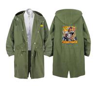 BRINSE Chains-aw Man Chaquetas para Hombre, Chaqueta Cortavientos, Abrigo de Invierno para Hombre, travel(Green8,2XL)