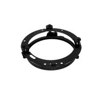 Briny River 1 Anillo de Montaje Adaptador para Faro LED Redondo de 7 Pulgadas para Motocicleta Compatible con Wrangler JK 2007-2016 Compatible con Har-leys Davidson FLD 2012-2013 Negro