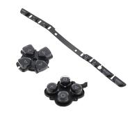 Briny River 1 juego de botones izquierdo derecho compatible con consola de juegos PSP2000 (negro)