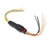 Briny River 1 par de arnés de conector de faros delanteros izquierdo y derecho de 6 pines de 15 cm OE 84156517 84156518 compatible con Chevy Cruze 2016-2019