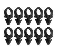 Briny River 10 clips de fijación de arnés de cableado de tubo de aceite 70345-84 compatibles con motocicletas y automóviles H-arley Davidson, color negro