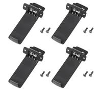 Briny River 10 clips traseros para walkie talkie con tornillos compatibles con BAOFENG UV-5R UV-5RA UV-5RB UV-5RC TYT TH-F8