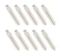 Briny River 10 Hojas de Llave Remota Plegable Compatible con Nissan Sin Cortar DA34 NSN14