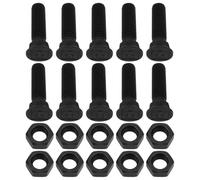 Briny River 10 Pernos de Arado Lisos M10 X 40 Mm Tornillos Planetarios de Acero Al Carbono de Grado 8.8 para Cultivadores