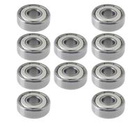 Briny River 10 Piezas Rodamiento de bolas de ranura profunda con doble protección para 607 2Z SKF 607 ZZ IBU KOYO NTN 7 x 19 x 6 mm