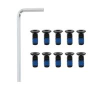 Briny River 10 Tornillos para El Poste Delantero del Manillar del Scooter con Llave Compatible con AOVO Pro Compatible con Xiaomi M365 M365 Pro Manillar del Vástago del Scooter