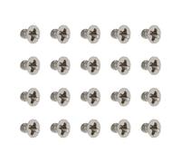 Briny River 100 tornillos avellanados Phillips M2 x 3 mm Ni-Plated para laptop, PC, electrónica, proyectos de bricolaje