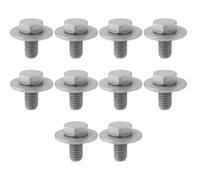 Briny River 10x Perno de Arandela Fija M6x18x16 Mm N10009110 N10009102 Compatible con Volkswagen