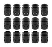 Briny River 15 Piezas AD21.2 - Conector de Tubo Corrugado Prensaestopas M20 Abrazaderas de Unión para Conducto Flexible de 20 Mm de Diámetro Exterior