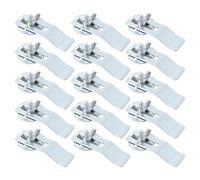 Briny River 15PCS 6,7 X 2 Cm M6 Clips Metal para Montaje Bajo Encimera Soporte de Montaje para Fregadero Redondo Clips Hardware de Reparación de Instalación Soportes de Sujeción para Baño