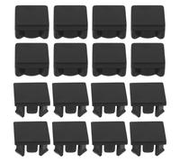 Briny River 16 Piezas de Tapas de Tornillos de Goma para Pies Accesorios de Consola Compatible con Playstation 2 Fat Compatible con PS2 Fat El Sistema de Consola Color Negro