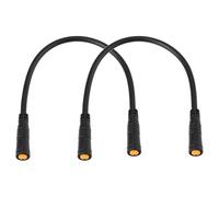 Briny River 2 cables conectores impermeables M8 de 3 pines hembra a hembra, cable de extensión para faros delanteros de bicicleta eléctrica