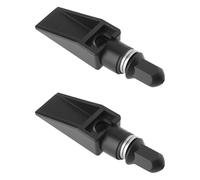 Briny River 2 cierres de pantalla de radiador para cortacéspedes de montaje frontal de montaje medio 604805 de 6,35 cm compatible con Grasshopper PowerVac 15B 16