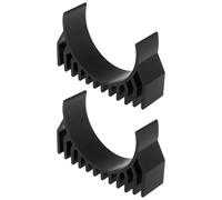 Briny River 2 disipadores de calor de motor extrusores compatibles con Crealty K1 K1 Max K1C extrusora extremo caliente adecuado para motor de panqueques de 36 mm, color negro