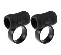 Briny River 2 empuñaduras para baquetas con clip de control 7# compatible con sujetar los palos firmemente, se adapta a baquetas 5A 5B