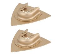 Briny River 2 Hojas de Escofina Triangulares de Carburo de 80 Mm para Hormigón Y Cerámica Compatibles con Multiherramienta Bosch.