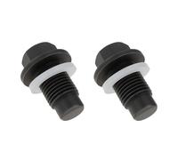 Briny River 2 Pernos de Drenaje de Aceite con Arandelas de Plástico de 1/2"-20 090-052 14086055 Compatible con Chevrolet