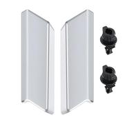 Briny River 2 piezas de cubiertas de boquilla para limpiaparabrisas de faros delanteros izquierdo y derecho 85208-30031 85207-30031 compatible con Lexus GS300 2006