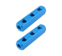 Briny River 2 Piezas de Divisor de Compresor de Aire Rosca Hembra BSP de 1/4'' para Colector de Compresor de Aire (3 Vías)