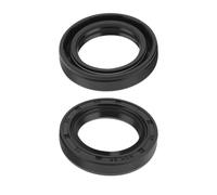 Briny River 2 Piezas de Sello de Aceite para Transportador de Tornillo con Revestimiento de Caucho de Nitrilo Compatible con Honda GX120 GXV120 GXV140 GXV160-91252 888 003 25x38x7mm Color Negro