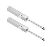 Briny River 2 Piezas Extractor de vástago de válvula de neumático de automóvil adsorbible Compatible con Schrader núcleo de válvula (11 cm de Longitud)