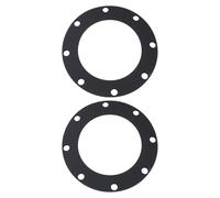 Briny River 2 Piezas Junta de Brida de Goma M12 (180 X 120 X 4 Mm) Adecuada para Sellar Fluidos de Agua Gas Y Petróleo