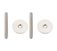 Briny River 2 postes de puente M4 Tune-o-matic y ruedas compatibles con níquel ABR-1