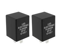 Briny River 2 relés de luz intermitente EP27 de 5 pines, relé electrónico automático LED intermitente, compatible con Ford F-250 F-350 F-450