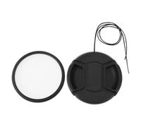 Briny River 2 Tapas de Filtro de Lente de 58 Mm Anillo Adaptador de Filtro UV Compatible con Panasonic Lumix S de 26 Mm