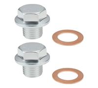 Briny River 2 Tornillos de Drenaje Magnético para Motocicleta M14 X 1,5 Mm Compatible con Simson M500-M700 de Acero.