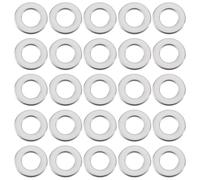 Briny River 200pcs Arandelas Planas de Acero Inoxidable M8 de 8x12x0,2 Mm para Coches Motocicletas Y Muebles A Control Remoto