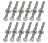 Briny River 24 tornillos de fijación M5 de acero inoxidable 304 para enchufes de 7 y 13 pines