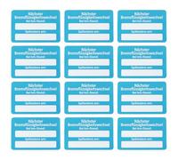 Briny River 250 Pegatinas de Servicio Al Cliente para Coche 60 X 40 Mm Texto: Nächster Bremsflüssigkeitswechsel Bei Versión Alemana