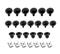 Briny River 26 Piezas Kit de Tornillos de Fijación para Guardabarros de 1K0898625 Compatible con VW